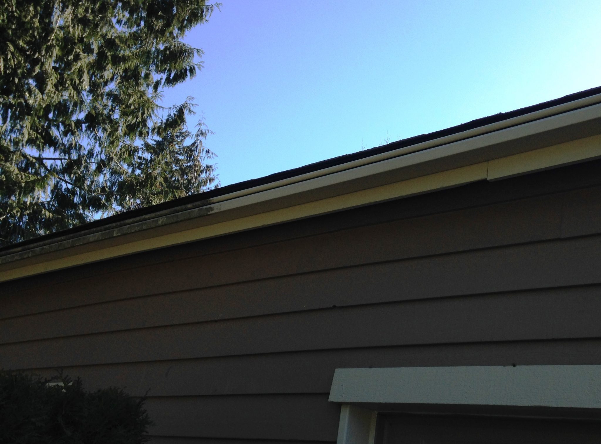 Highland Park Gutter Cleaning Before and After